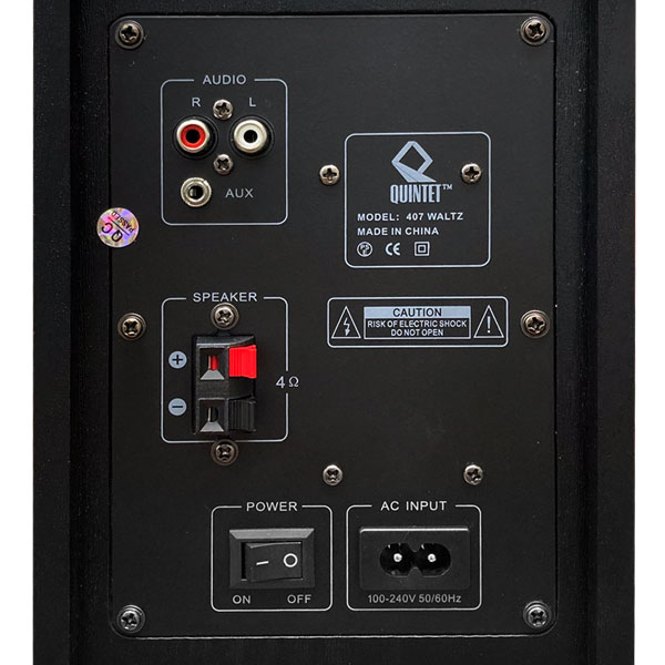 箱ダメージ新品】QUINTET/モニタースピーカー/407WALTZ（2本セット