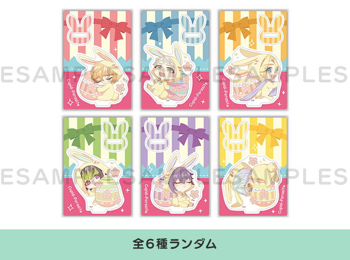 キューピットパラサイト アクスタ パルカ 缶バッジ 冬の市 春風