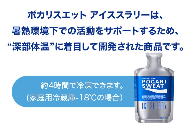 ポカリスエット アイススラリー 100g×6袋｜【大塚製薬の公式通販