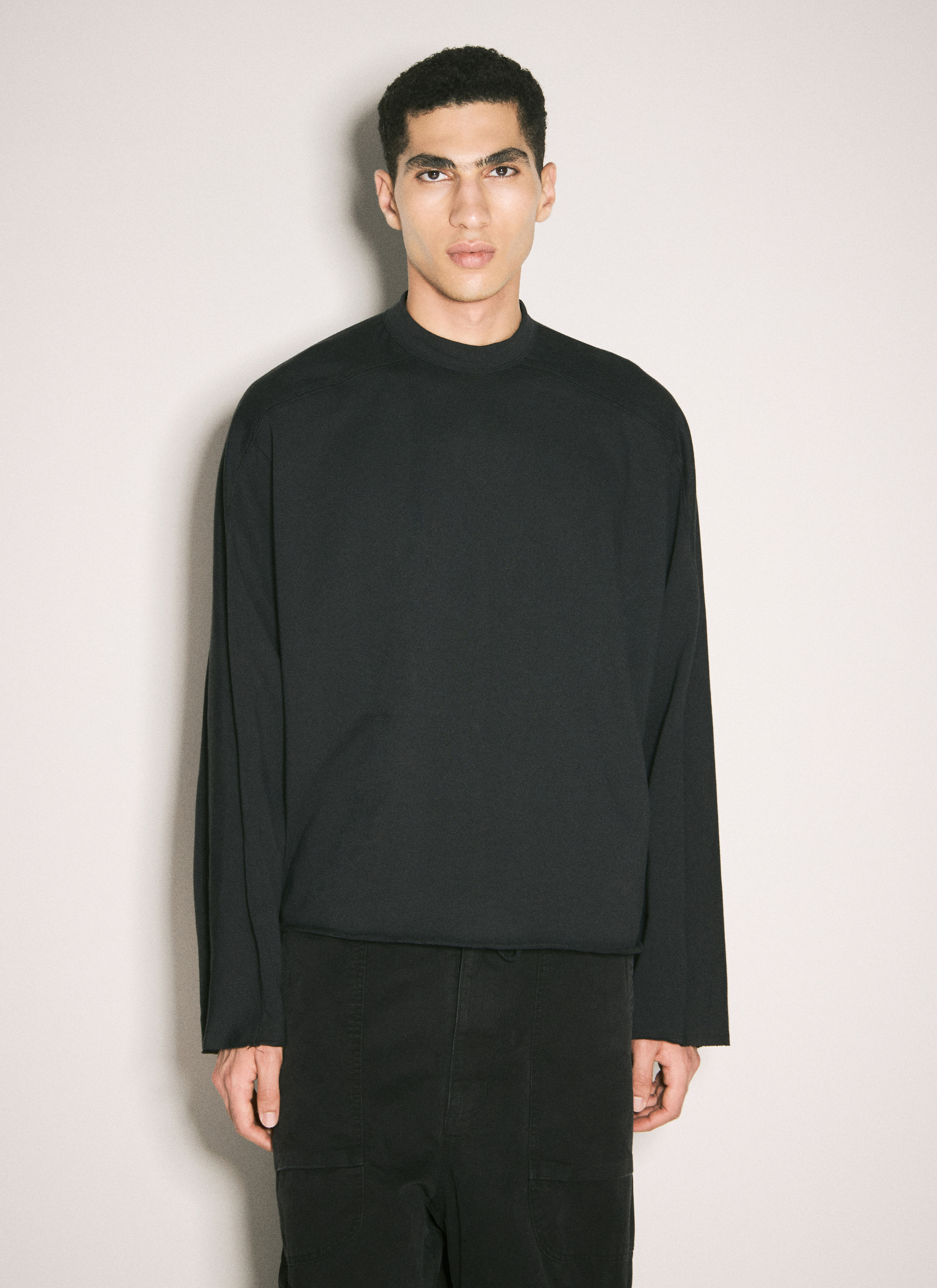 Entire Studios Men's' Heavy Long Sleeve T-Shirt in Black | LN-CC®