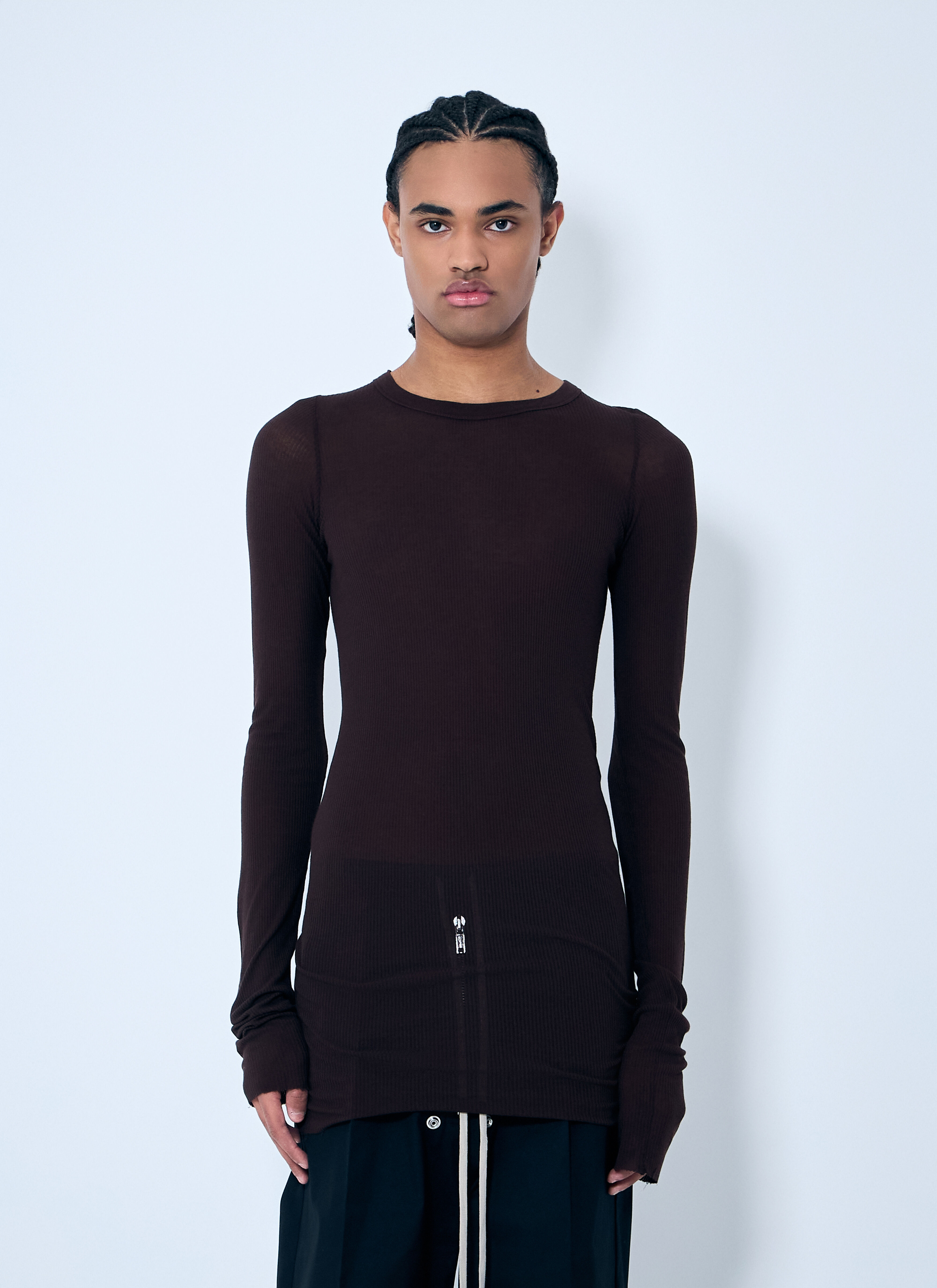 Rick Owens rib long tanktop red drkshdw Rick Owens Red Rib Long