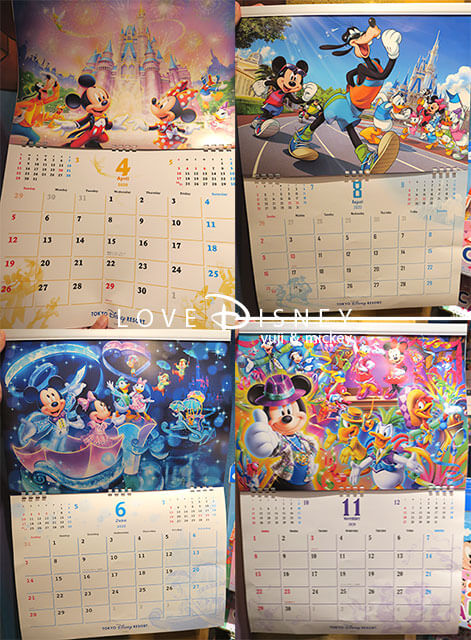 TDR＆ダッフィー、2020年の「卓上カレンダー/壁掛けカレンダー