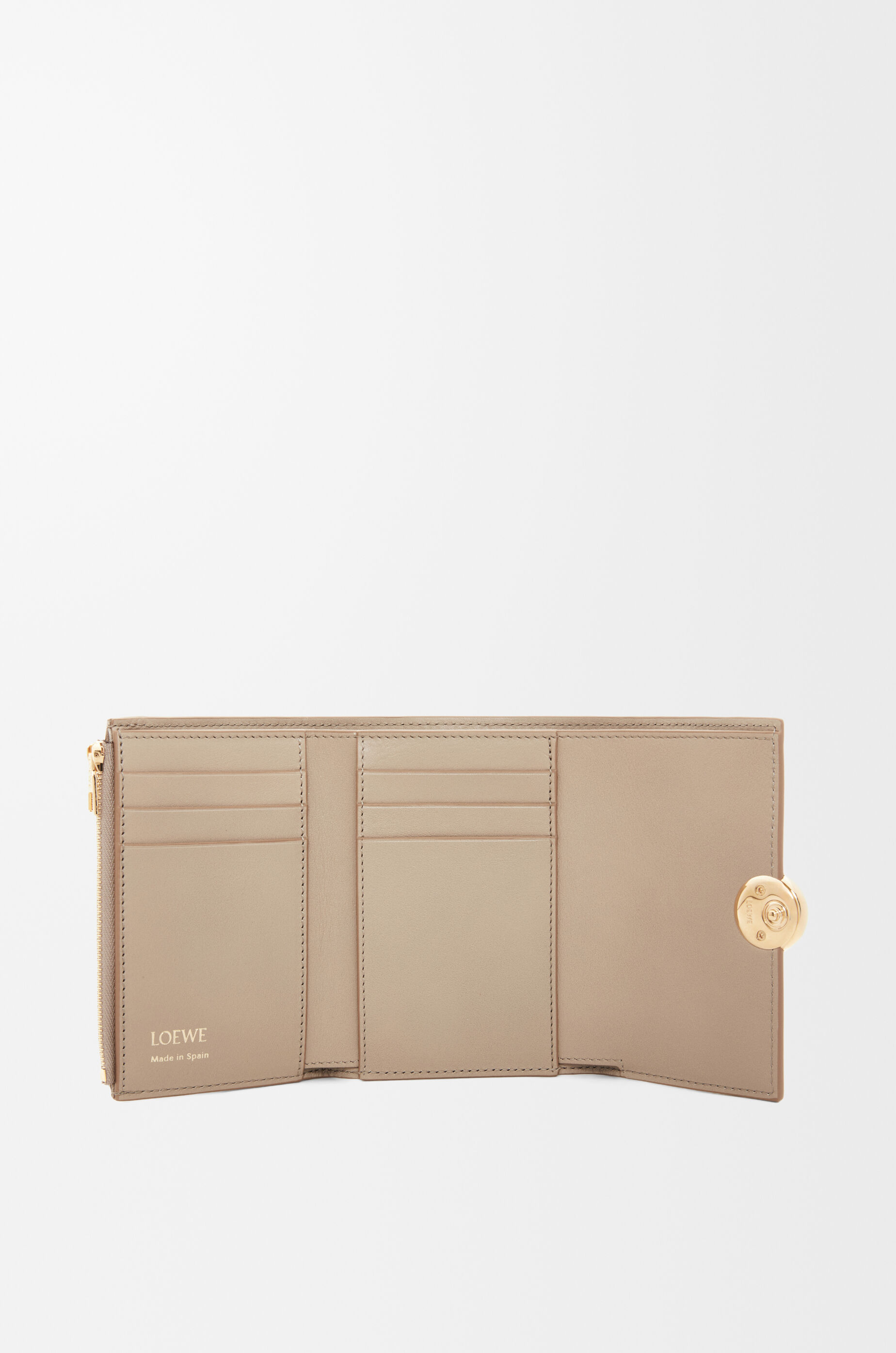 ぺブル バーティカル ウォレット スモール（シャイニーナパカーフ