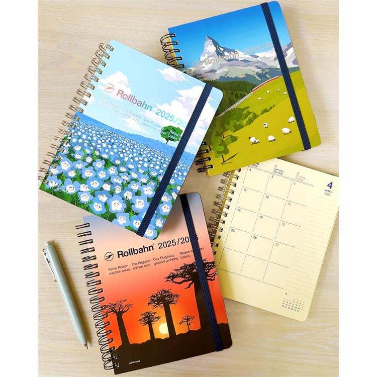 2025年3月始まり手帳 月間 L ロルバーン 夕日【ロフト限定