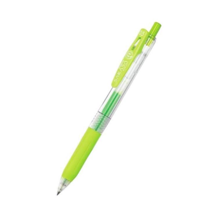 サラサクリップ 0.5mm ゲルインク 寒色系 ライトグリーン(ライト