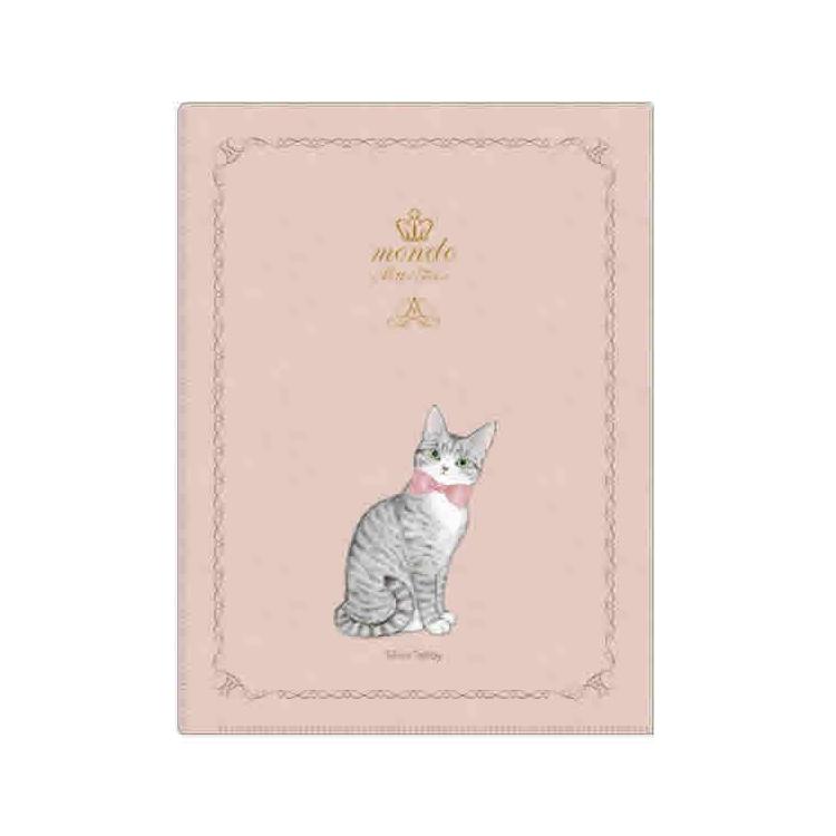 A5クリアファイル 6ポケット たけいみき mondo シルバータビー