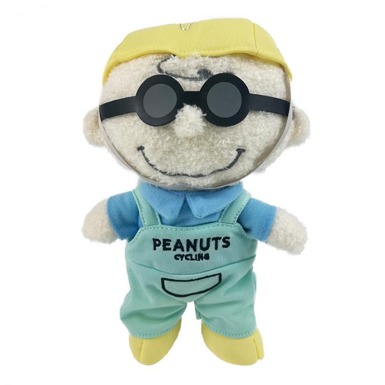ぬいぐるみS チャーリー・ブラウン ピーナッツサイクリング