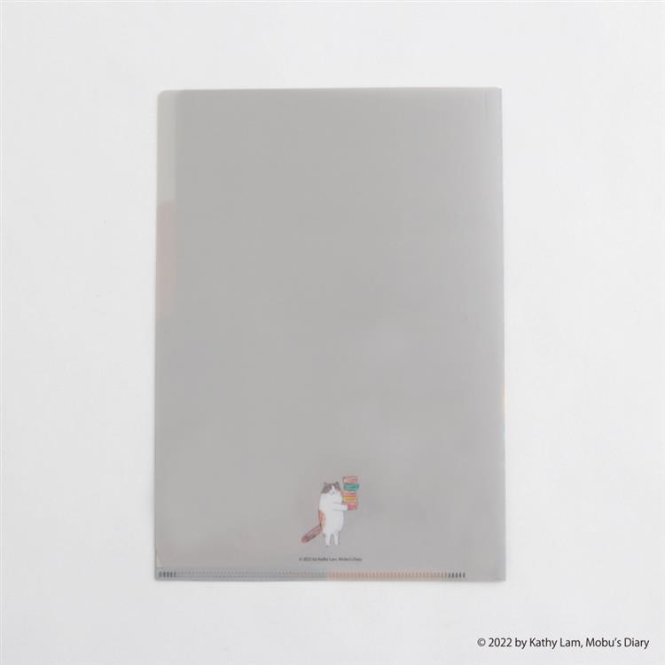 A5ポケットクリアファイル 黒山キャシー・ラム モブ(モブ