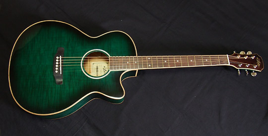 ARIA アコースティックギター F-130 グリーン Yahoo!オークション