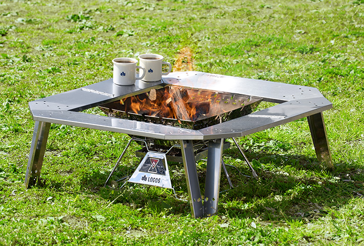 LOGOS / ｳｯﾄﾞ囲炉裏ﾃｰﾌﾞﾙ テーブル/ウッド囲炉裏テーブル アイアン