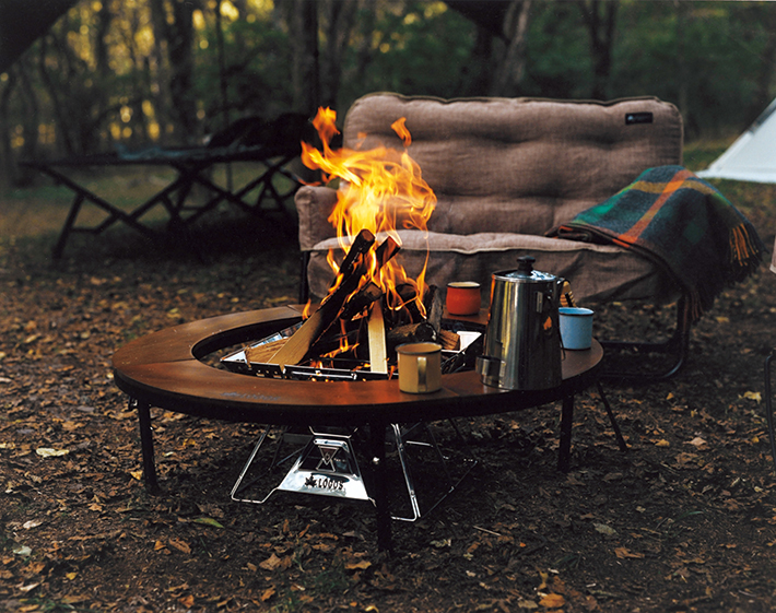 アイアンウッド囲炉裏サークルテーブルL|ギア|家具|テーブル|製品情報