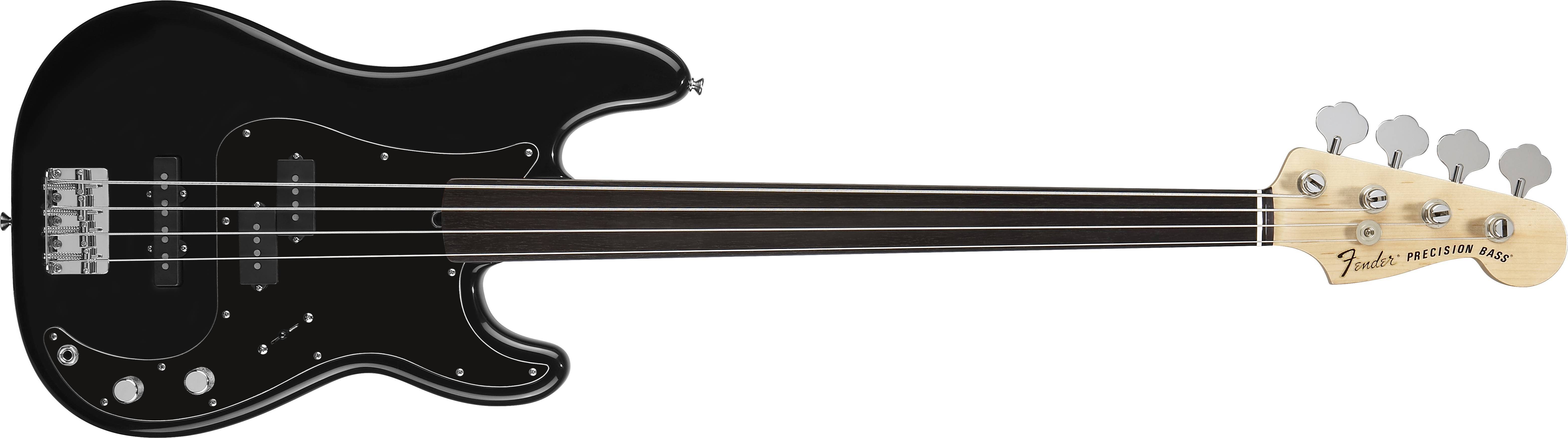 Fender Tony Franklin Fretless Precision Bass - Black | Long & McQuade