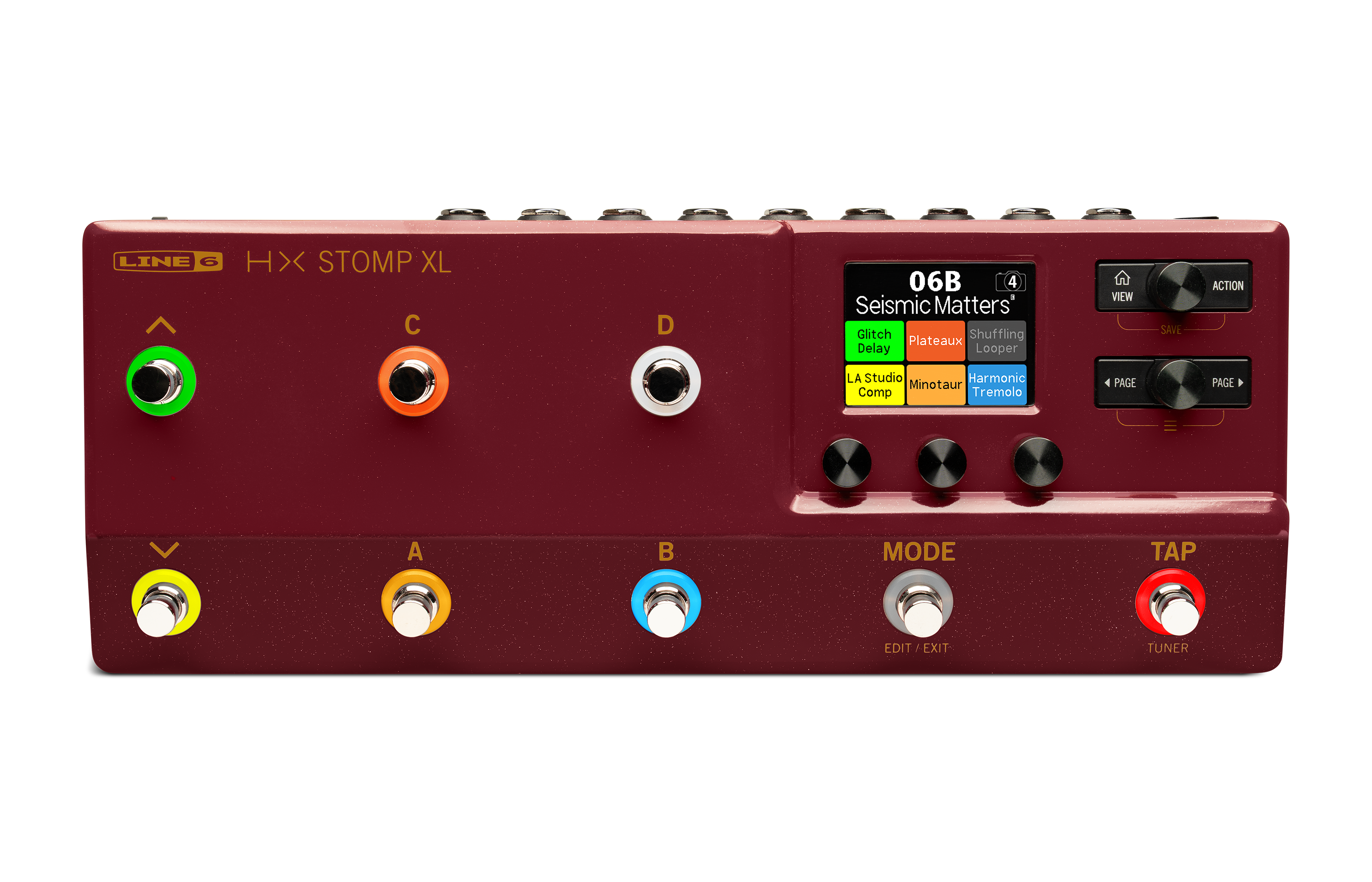 Line 6 HX Stomp XL - Burgundy | Long & McQuade
