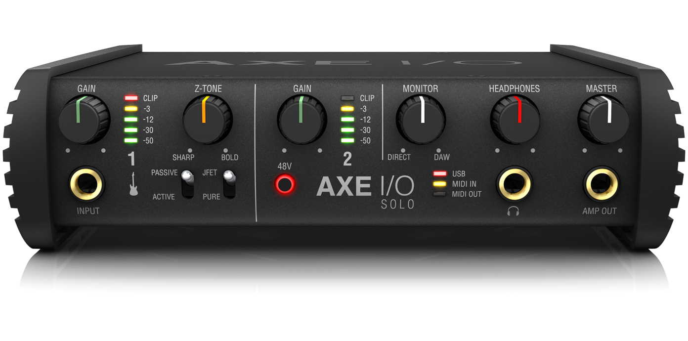 IK Multimedia AXE I/O Solo 2x3 USB Audio/MIDI Interface With