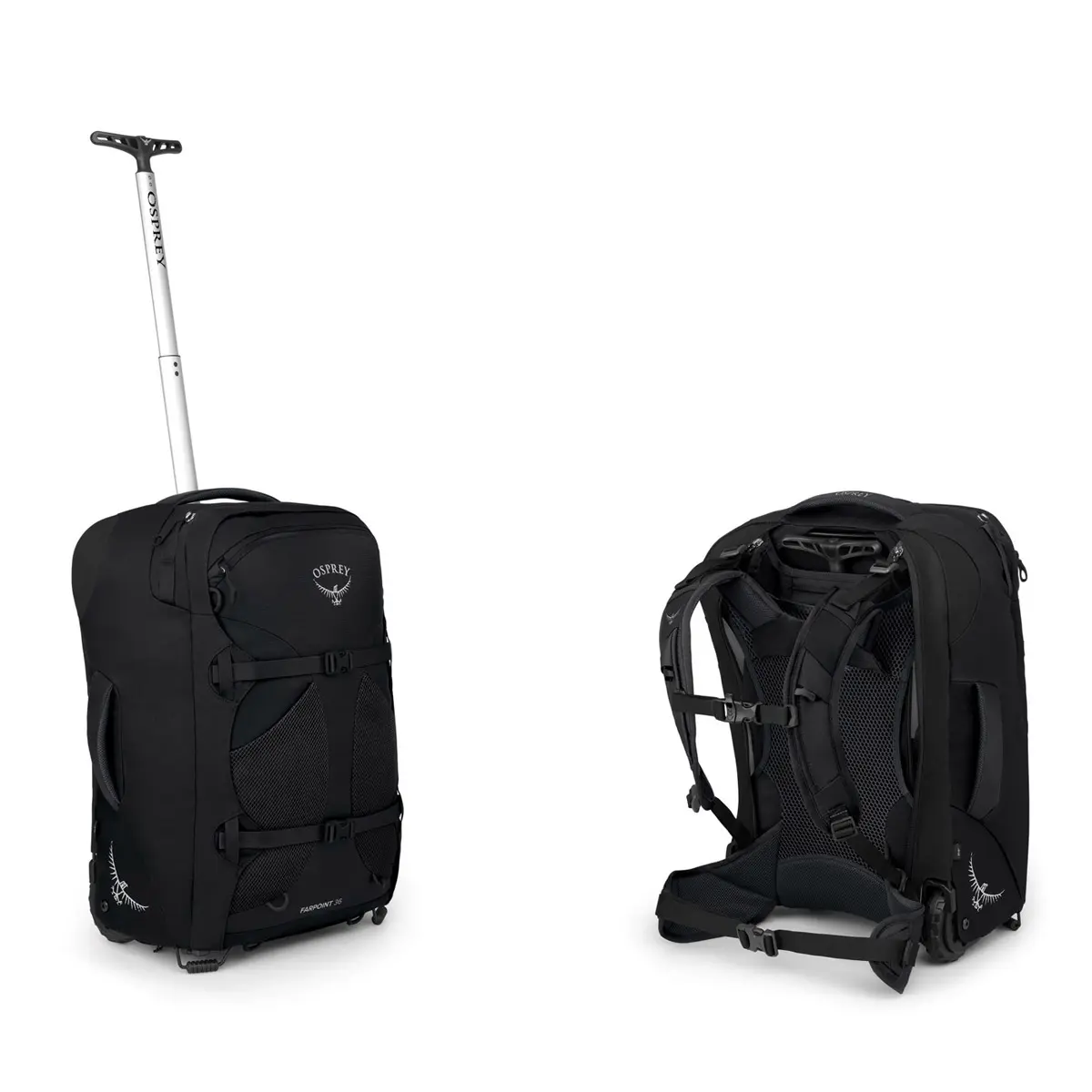 ファーポイントウィールドトラベルパック36L(ブラック): オスプレー