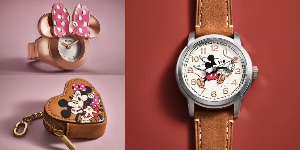 Fossil | Disney V-Day Collection Stars Mickey and Minnie