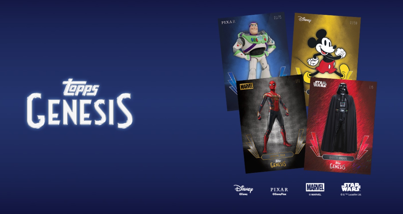 New Topps Disney Genesis Collectible Cards Combine Disney, Marvel