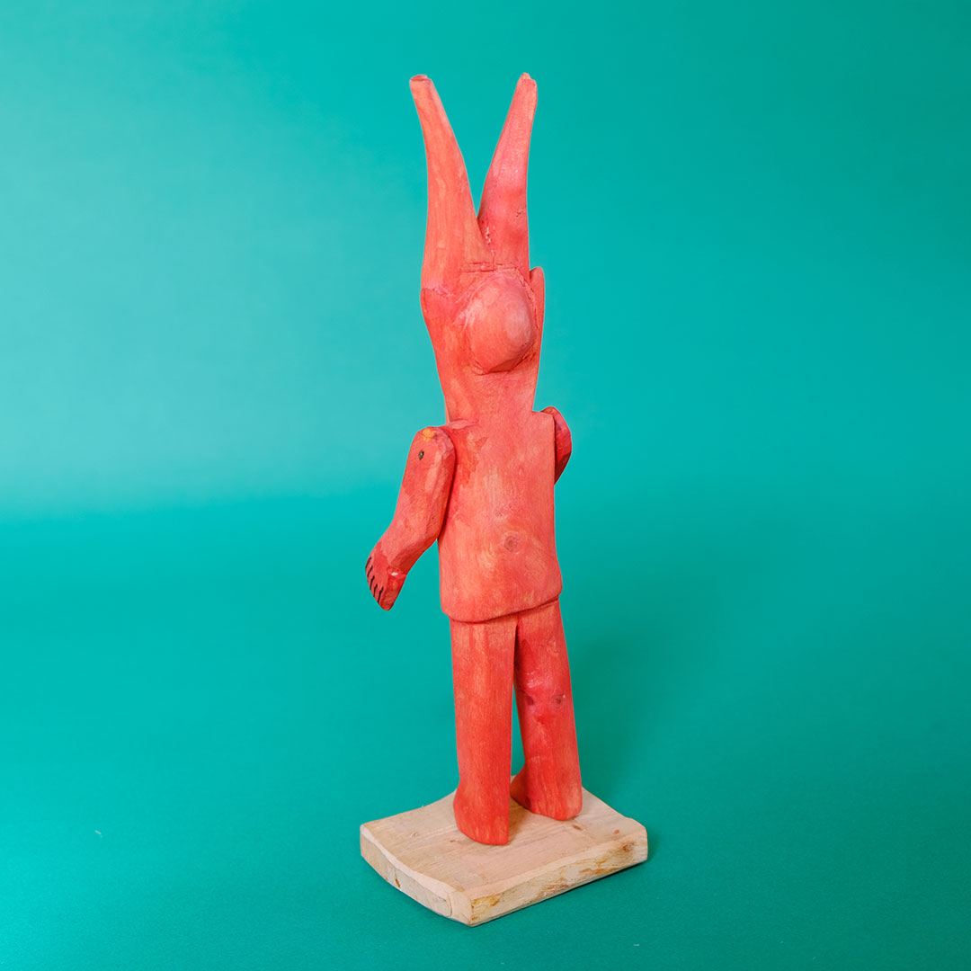 悪魔（ヴィンテージ オアハカ ウッドカービング）- LABRAVA [メキシコ