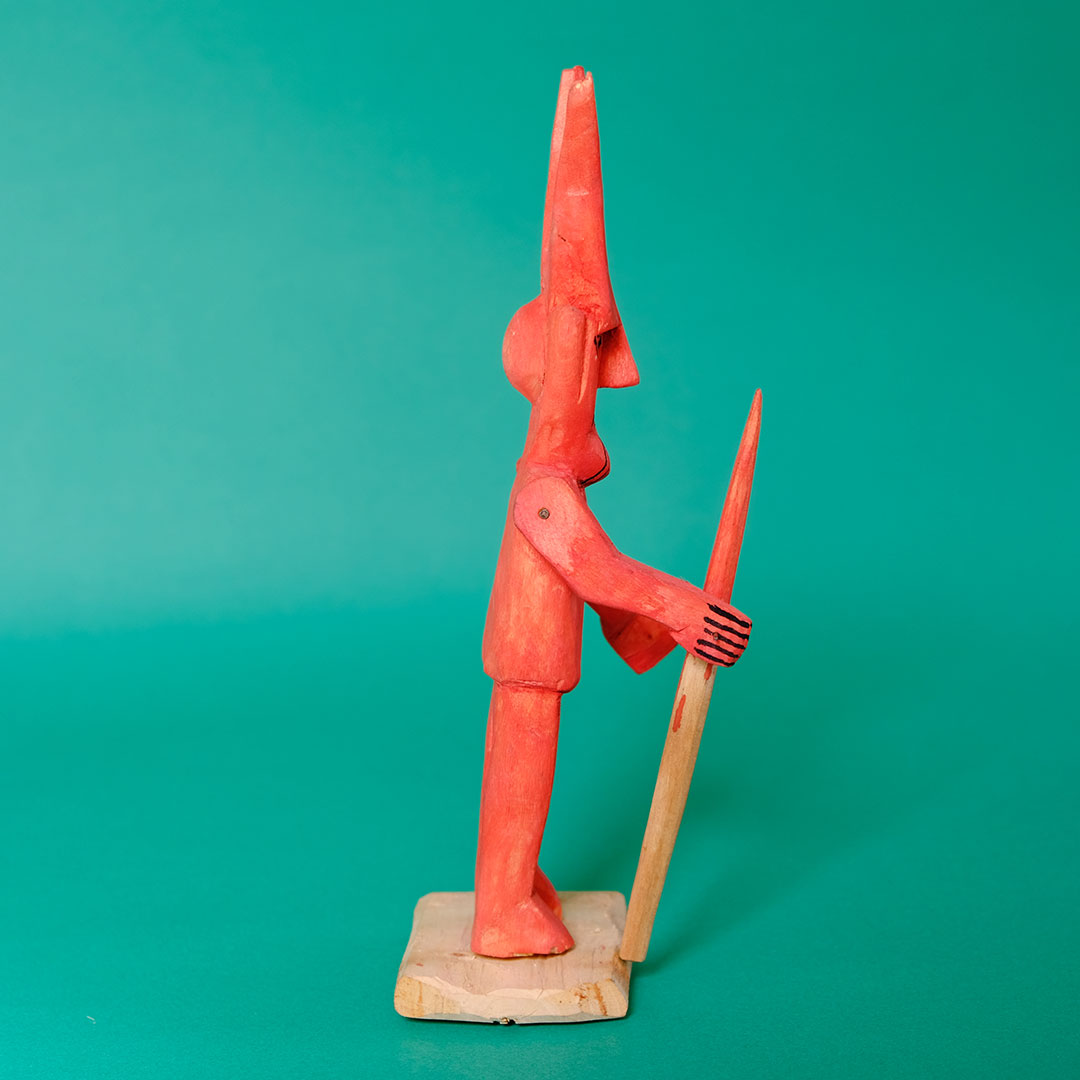 悪魔（ヴィンテージ オアハカ ウッドカービング）- LABRAVA [メキシコ