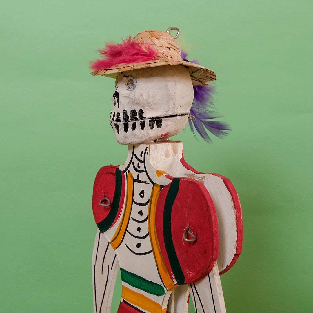 踊るガイコツ（メキシコ民芸玩具）- LABRAVA [メキシコ 民芸 フォーク