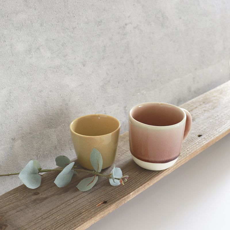 Lien】リヤン グラデーション マグカップ ピンク グレー ターコイズ