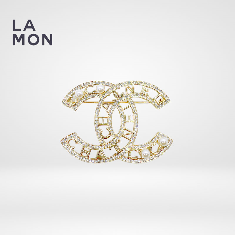 シャネル ブローチ CHANEL BROOCH AB4879 ココマーク メタル ストラス