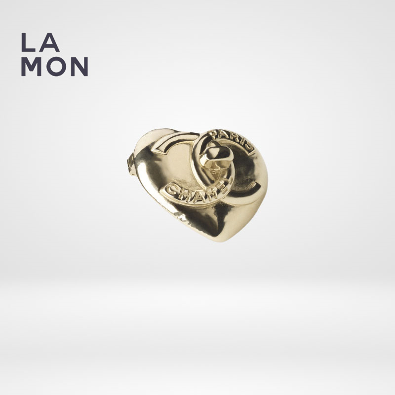 シャネル ブローチ CHANEL BROOCH AB9129 ココマーク メタル ハート