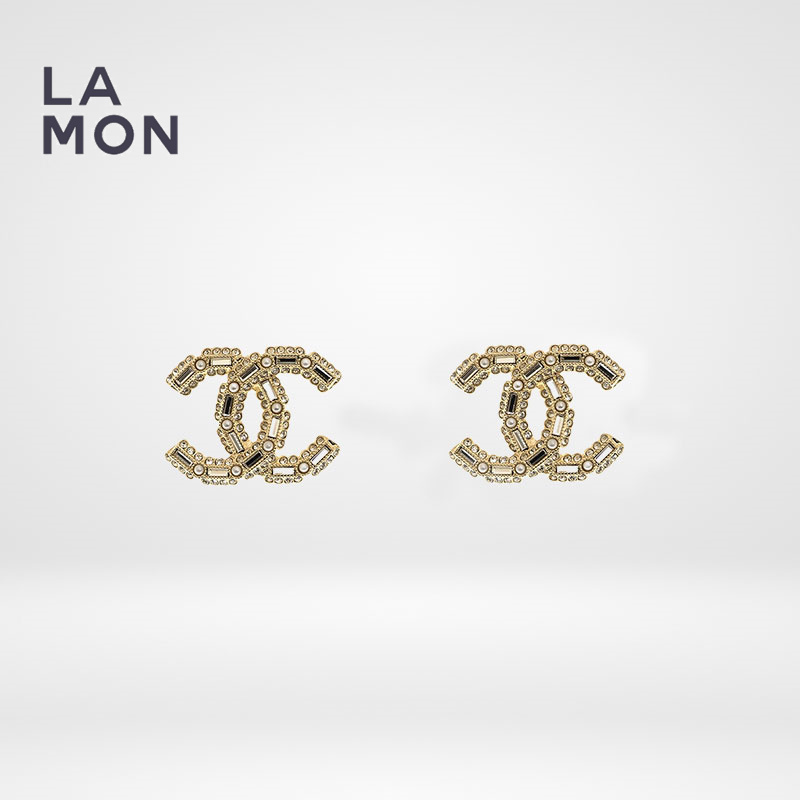 シャネル ピアス CHANEL EARRING AB9704 ココマーク メタル ストラス