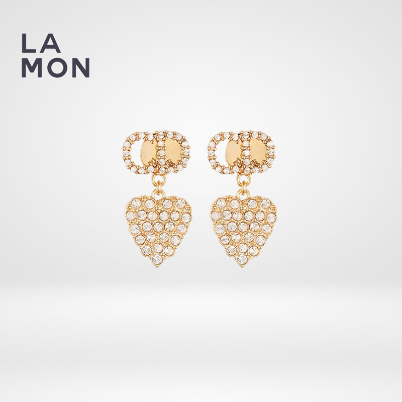 ディオール ピアス DIOR CLAIR D LUNE EARRING メタル クリスタル