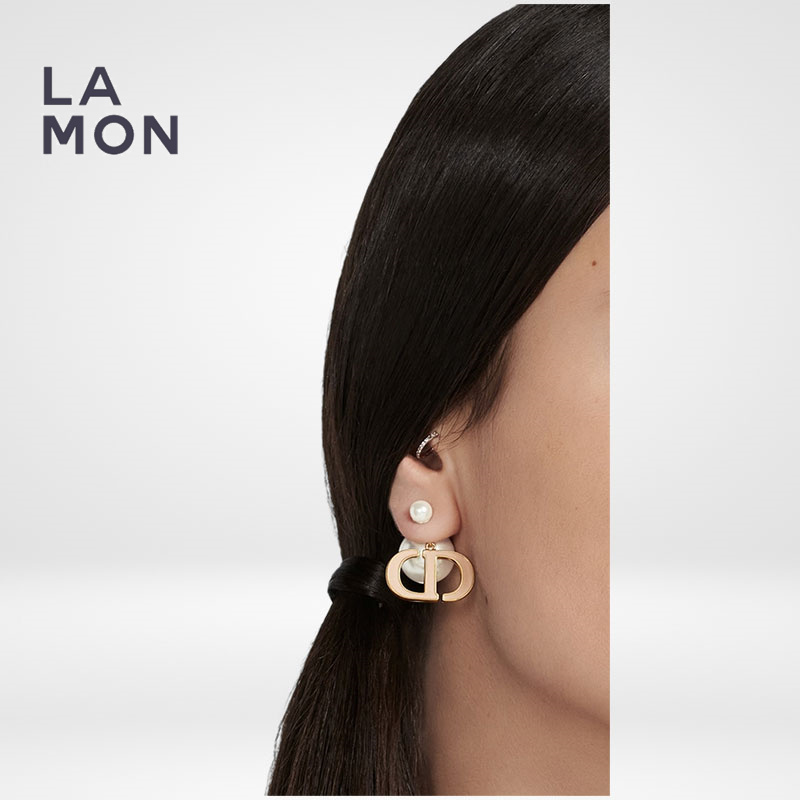 ディオール ピアス DIOR TRIBALES EARRINGS メタル レジン パール