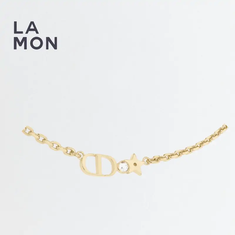 ディオール ネックレス DIOR Petit CD Lucky Star Necklace メタル