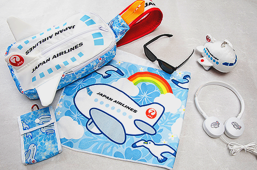 JALバッグ ハワイ就航50周年記念復刻フライトバッグ レア！日航挨拶文