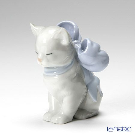 絶版 激レア♡リヤドロ♡ 秋の掃除 LLADRO 少女 猫 フィギュリン 絶版