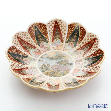 京薩摩 空女 菊皿 【公式通販】