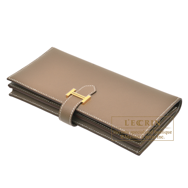 エルメス ベアンスフレ エトゥープ マダム ゴールド金具 | エルメス