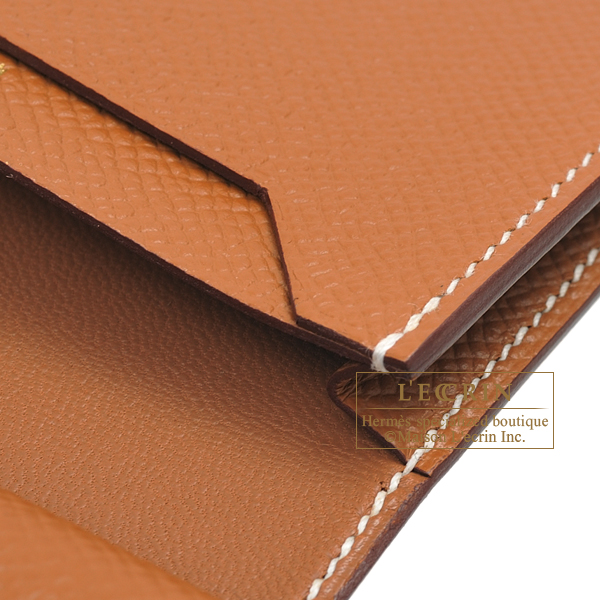 エルメス ベアンミニ ゴールド ヴォーエプソン ゴールド金具