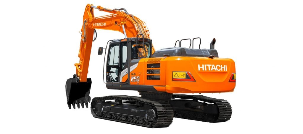 Hitachi ZX250LCN-7 excavator specs & dimensions (2020 - 2025