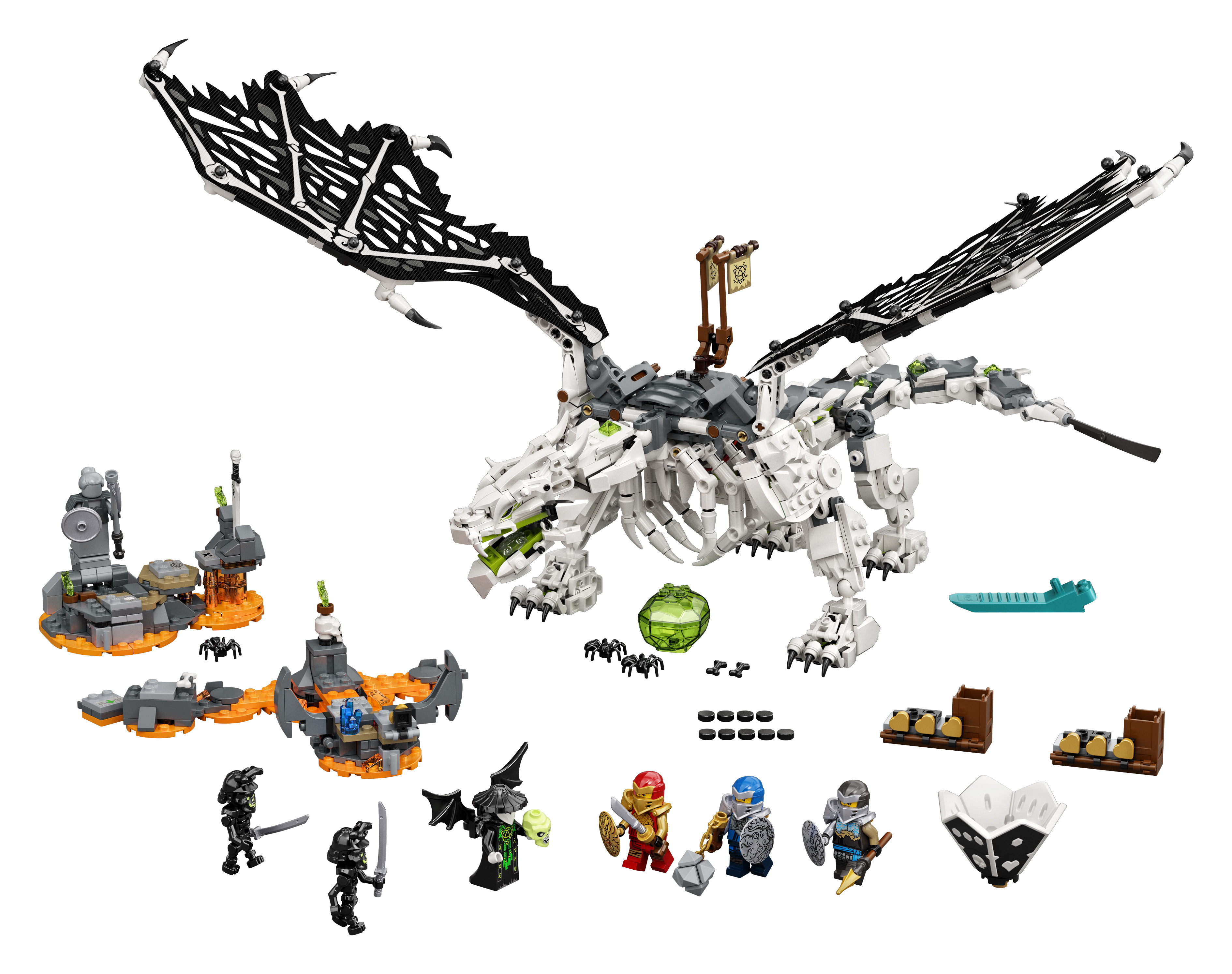 Skull Sorcerer's Dragon 71721 | NINJAGO® | Buy online at the