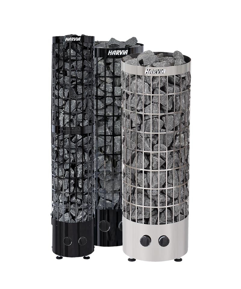 Harvia Cilindro Electric Sauna Heater 6.6kW, 6.8kW, 9kW, 10.8kW