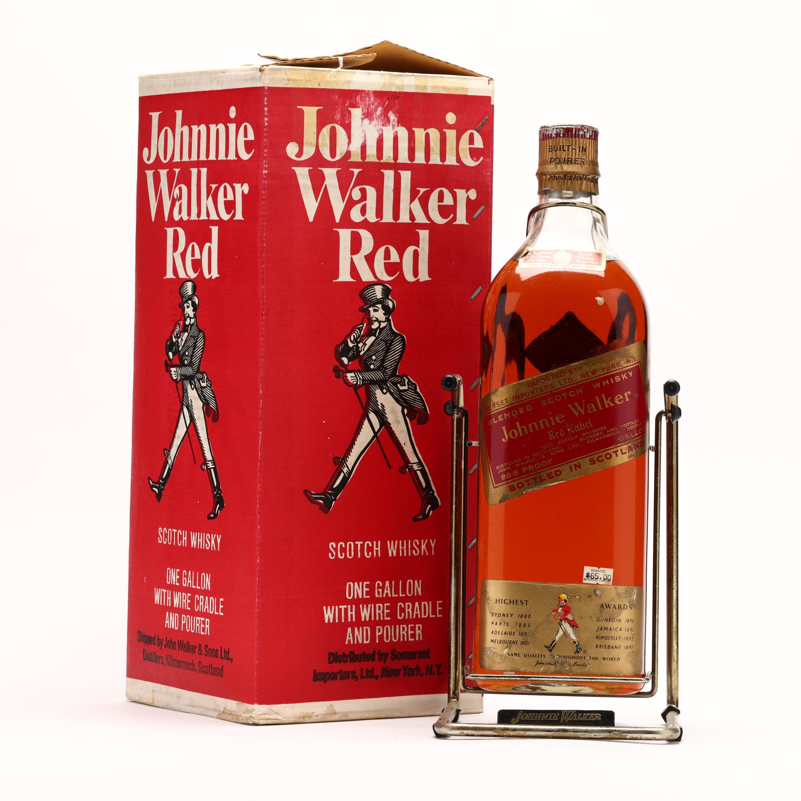 Johnnie Walker Red Label 6本セット 1983 Johnnie Walker Red Label