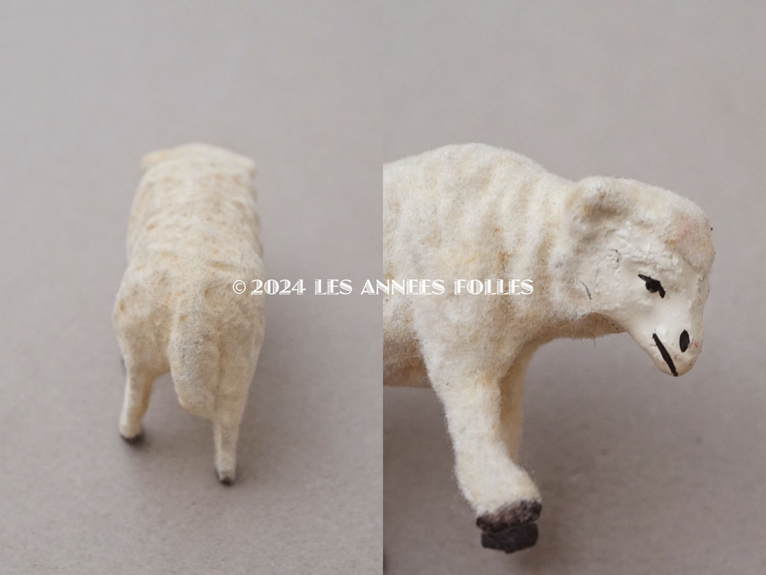 アンティーク クレッシュの羊 クリスマス : LES ANNEES FOLLES