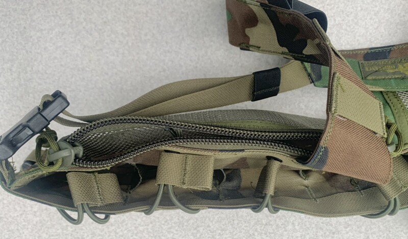 LC装備 ナイロン装具類 放出品 マイクロチェストリグ / ウッドランド