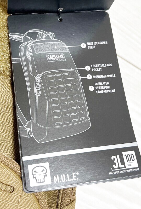 米軍実物 CAMELBAK キャメルバック M.U.L.E. Mil-Spec Crux 3L