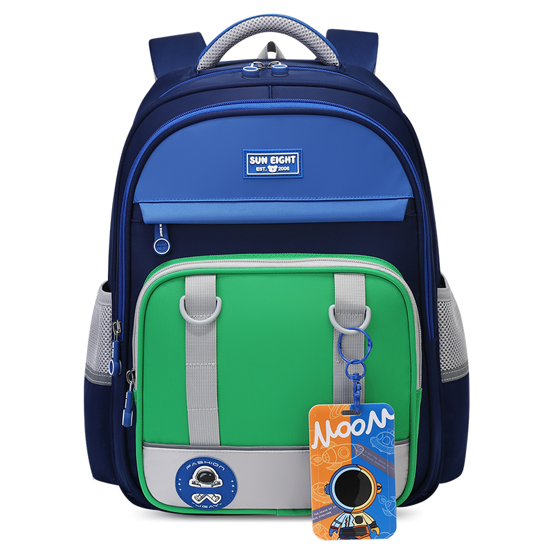 Astronaut and Flower Design Kids Backpack - For School and Fun