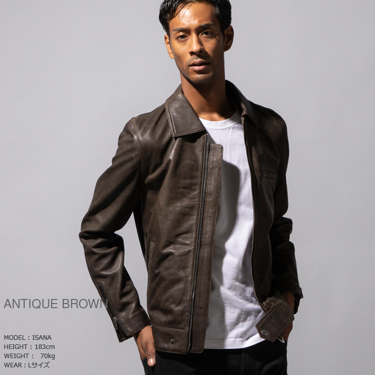 Yoshi☆【リューグーレザーズ】ラムレザーシングルライダース