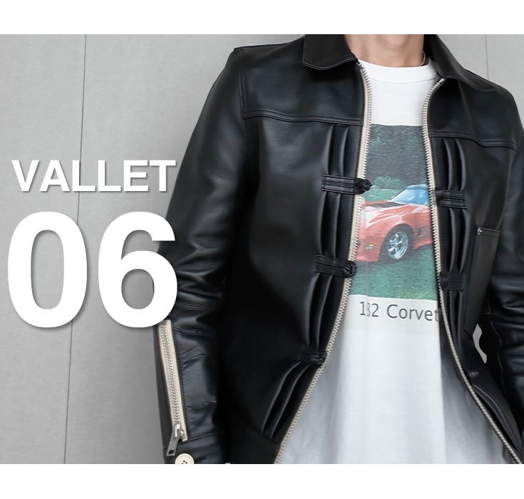 VaLLet 本革 レザージージャン メンズ ヴァレット VALLET06VG レザー