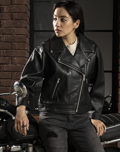 MOTORCYCLE WOMEN - レザージャケット 革ジャン 本革専門通販 リューグー