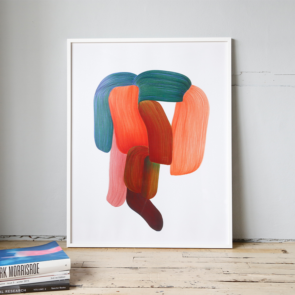 ロナンブルレック Drawing 14 (ホワイトフレーム付き) - アート