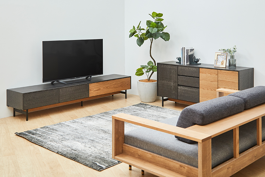 SYU（シュウ） ソファベッド（ナチュラル）190cm - ローソファ・フロア