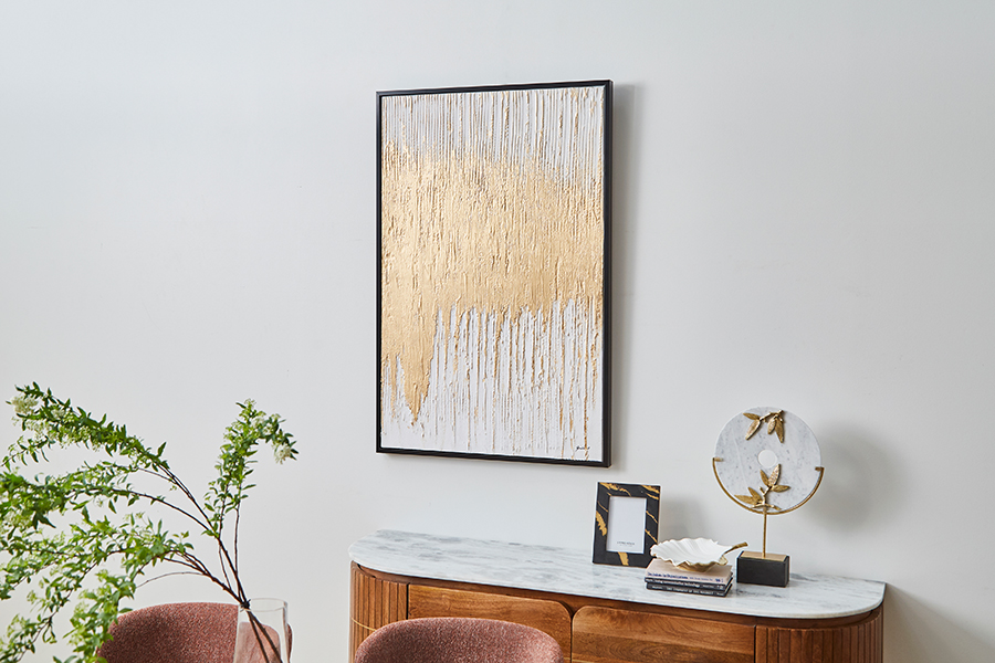 アブストラクト ホワイト 80×120 cm アート - アート・インテリア絵画